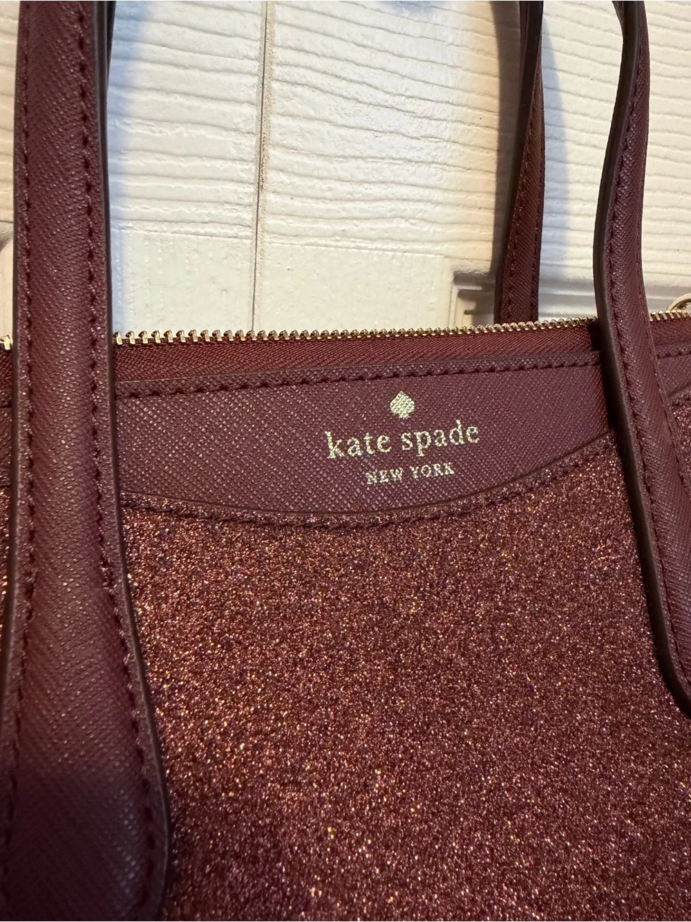 Kate Spade glitter crossbody bag